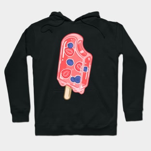 Strawberry blueberry popsicle Hoodie